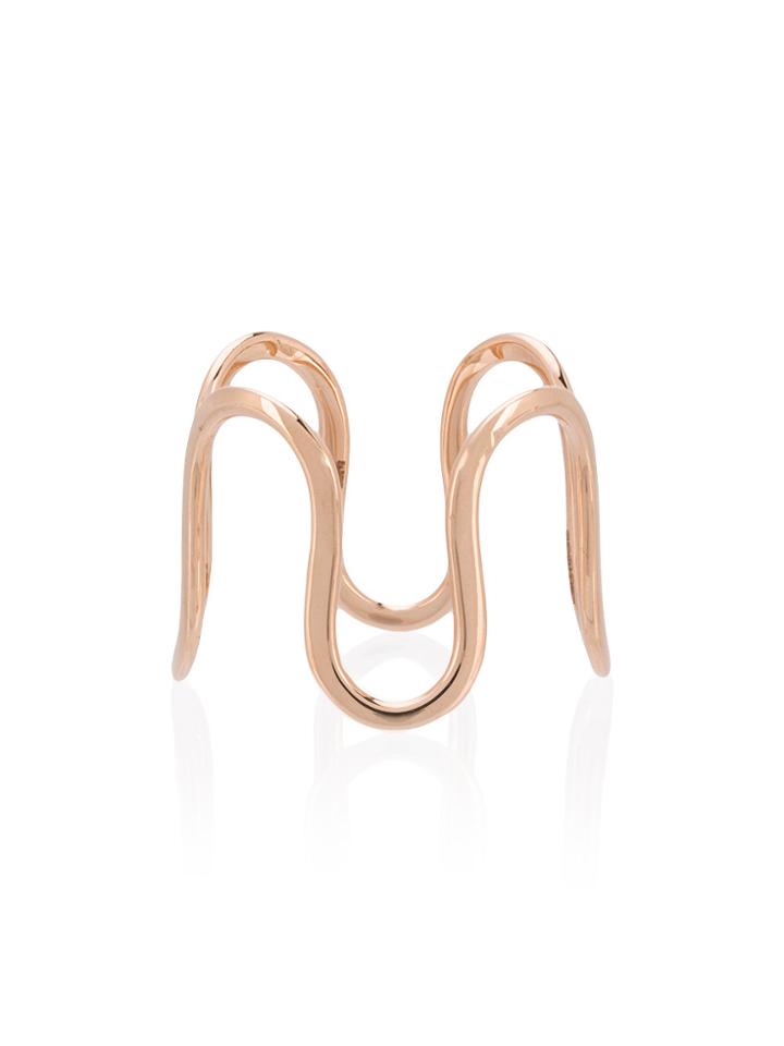 Sabine Getty Wiggly Ring - Metallic