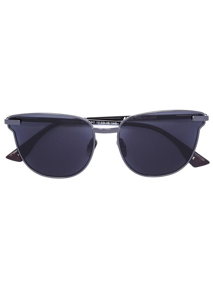 Le Specs 'pharaoh' Sunglasses, Women's, Grey, Metal