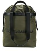 Dolce & Gabbana Street Logo Backpack - Green