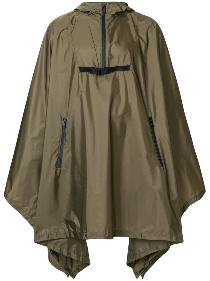 Prada Oversized Waterproof Cape - Green