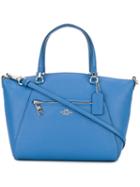 Coach Classic Tote, Women's, Blue, Leather