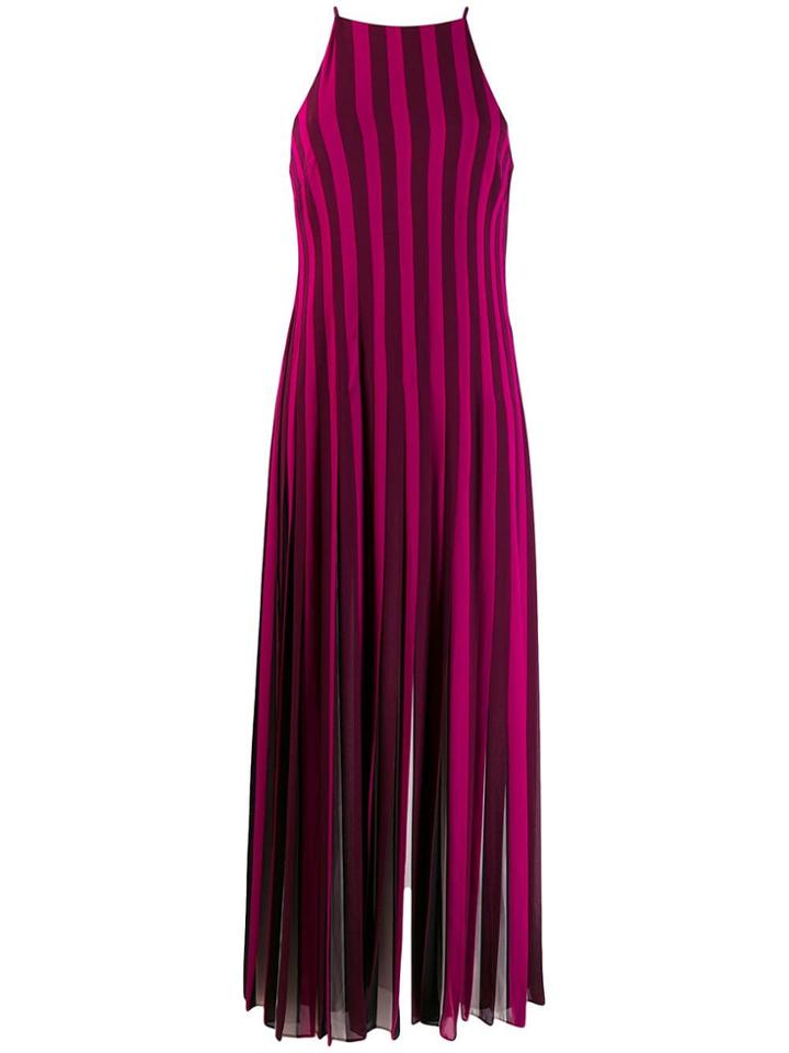 Michael Michael Kors Striped Maxi Dress - Pink