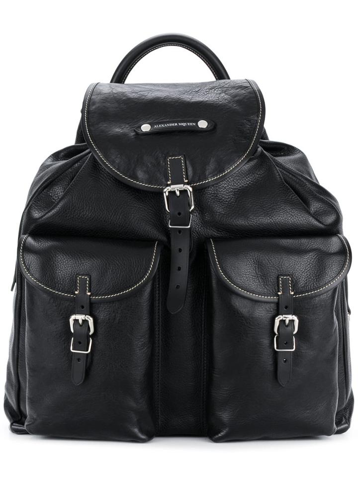 Alexander Mcqueen Hiking Backpack - Black