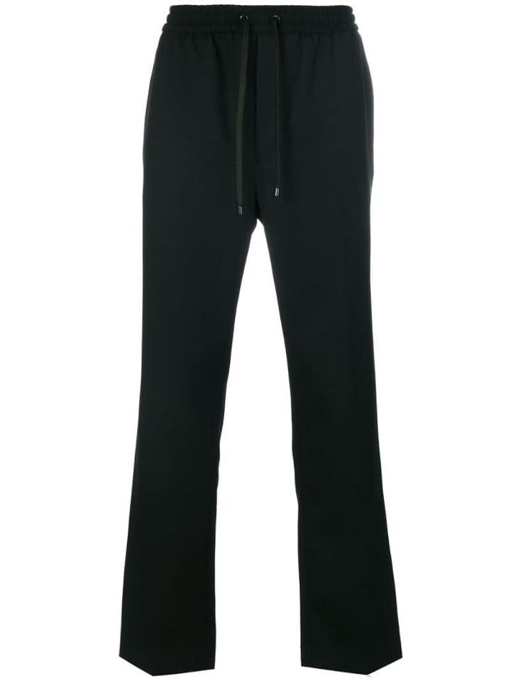Ami Paris Elasticized Carrot Fit Trousers - Black