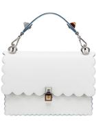 Fendi Kan I Scalloped Handbag - White