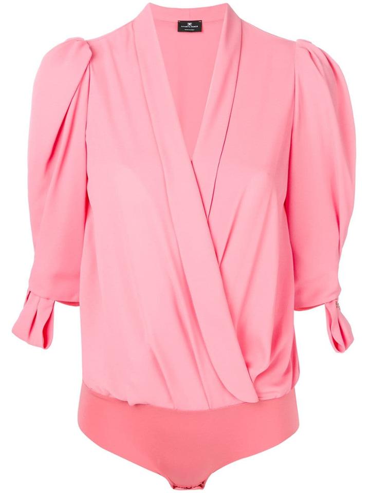 Elisabetta Franchi V-neck Blouse - Pink