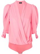 Elisabetta Franchi V-neck Blouse - Pink