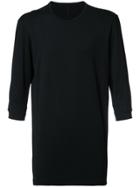 Devoa Three-quarter Sleeve T-shirt - Blue