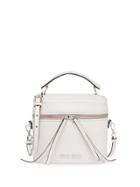 Miu Miu Top Handles Logo Bag - White
