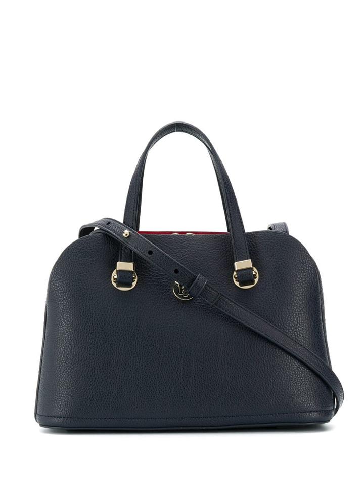 Tommy Hilfiger Logo Plaque Tote - Blue