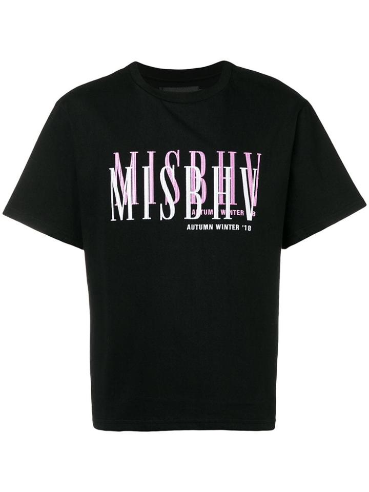 Misbhv Double Logo T-shirt - Black