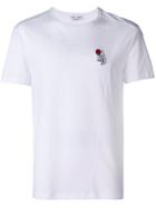 Alexander Mcqueen Amq Embroidered T-shirt - White