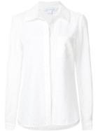 Diane Von Furstenberg 'lorelei Two' Eyelet Shirt, Women's, Size: 10, White, Cotton