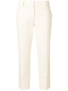 Emilio Pucci Stitch-detailed Capri Trousers - Nude & Neutrals