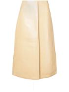 Marni Cord Detail High Waist Midi Skirt - Neutrals