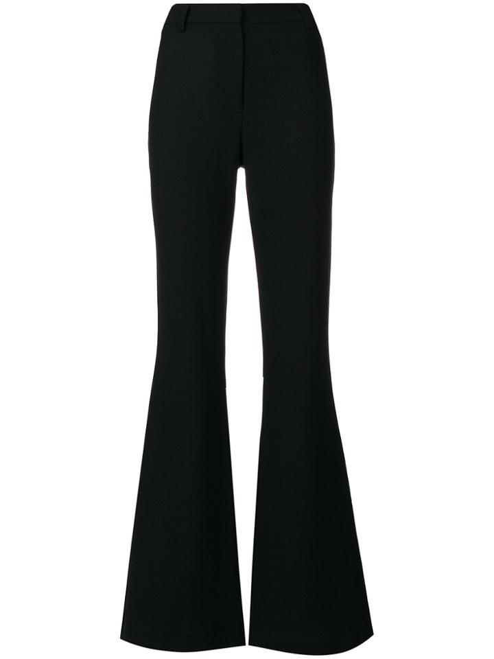 Goat Flare High Waist Trousers - Black