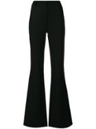 Goat Flare High Waist Trousers - Black