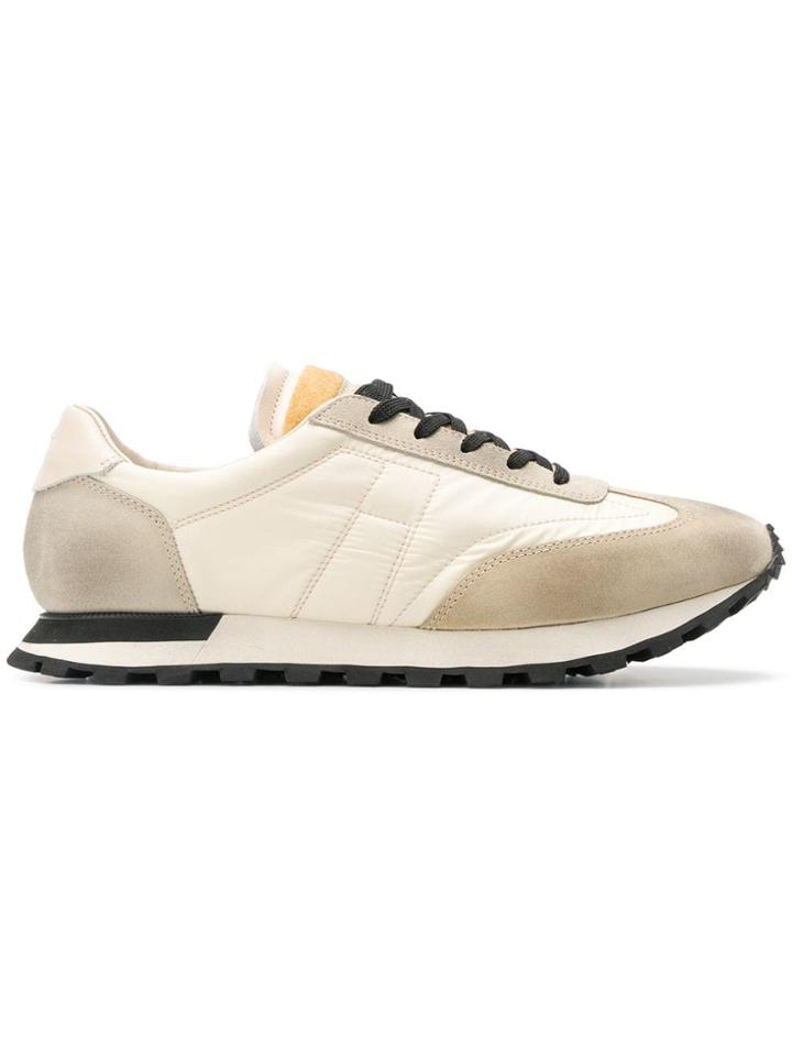 Maison Margiela Panelled Sneakers - Neutrals