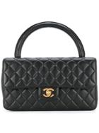 Chanel Vintage Quilted Hand Bag - Black