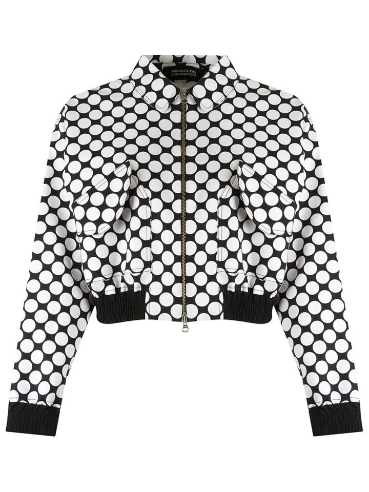 Reinaldo Lourenço Polka Dot Bomber Jacket