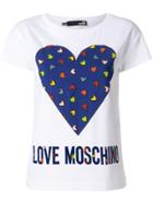 Love Moschino Printed Logo T-shirt - White