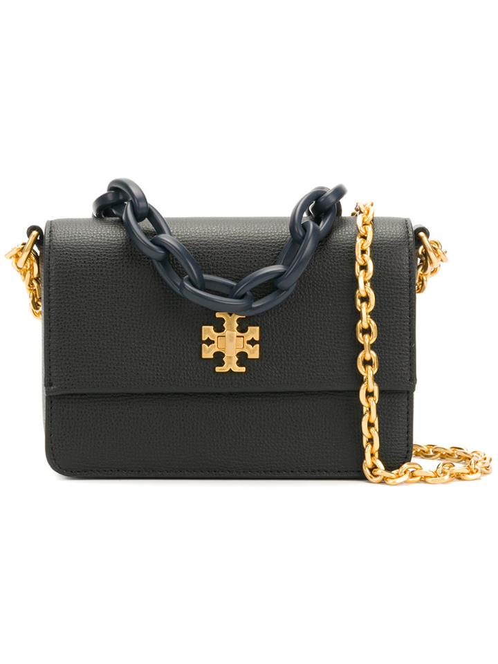 Tory Burch Kira Double-strap Mini Bag - Black