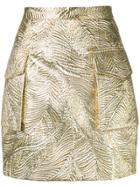 Dsquared2 Textured Metallic Skirt