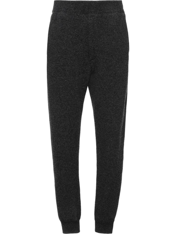 Prada Wool And Cashmere Jogging Pants - Grey