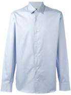 Salvatore Ferragamo Gancio Pattern Shirt, Men's, Size: Xl, Blue, Cotton