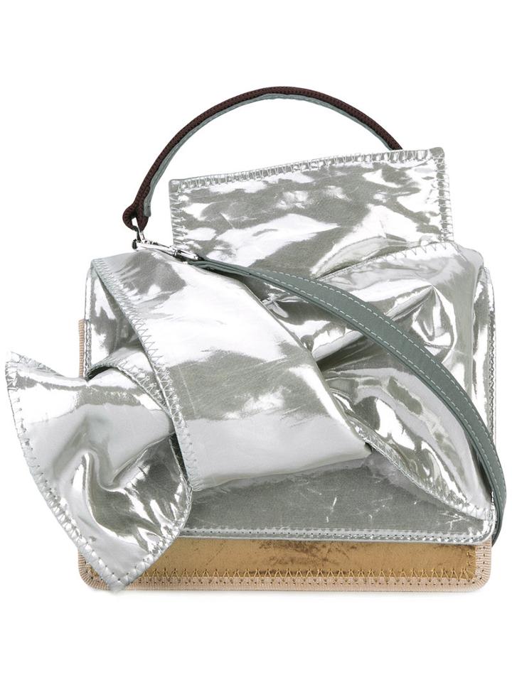 No21 - Tote - Women - Patent Leather - One Size, Grey, Patent Leather