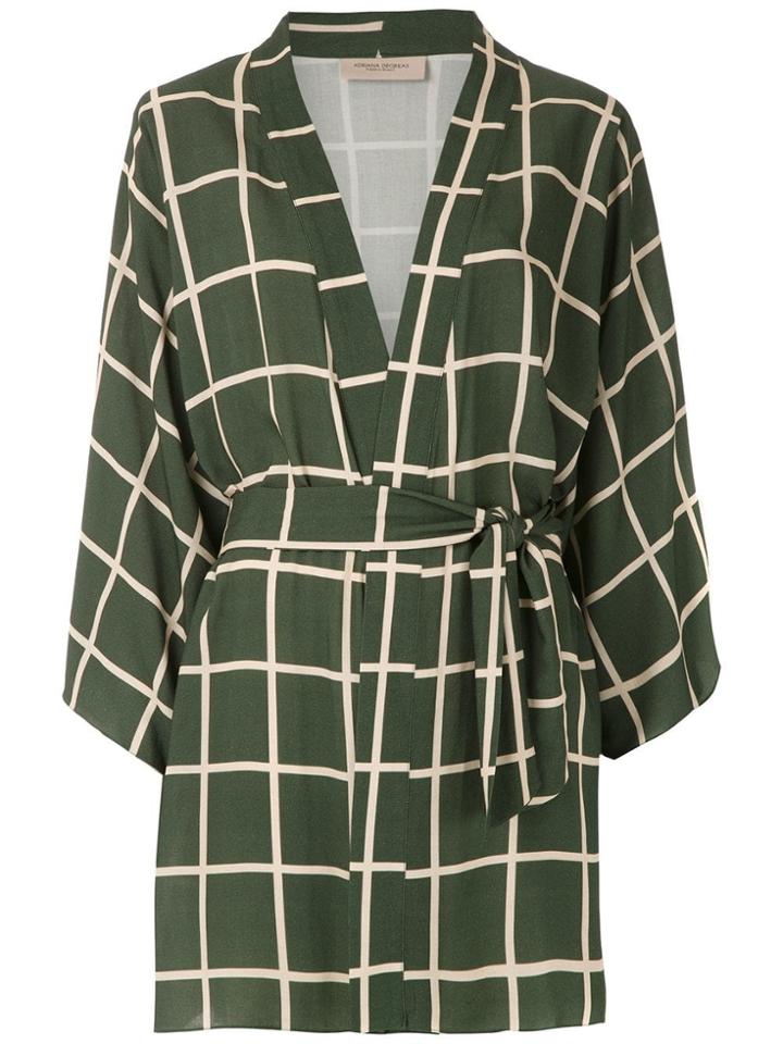Adriana Degreas Short Shirt Dress - Green