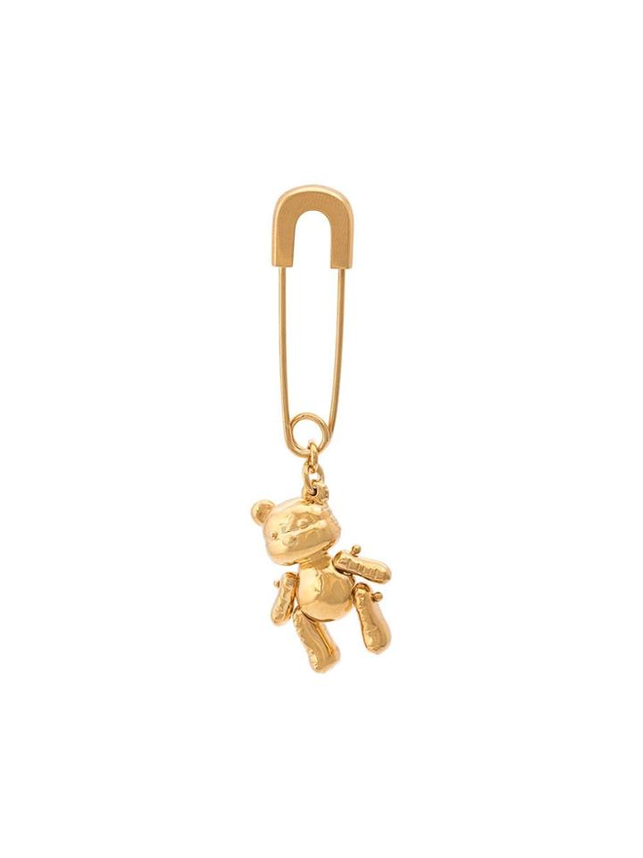 Ambush Bear Saftey-pin Earring - Gold