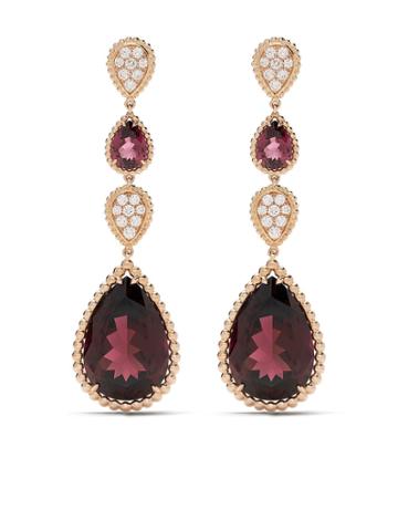 Boucheron 18kt Rose Gold Serpent Bohème Rhodolite Garnet And Diamond