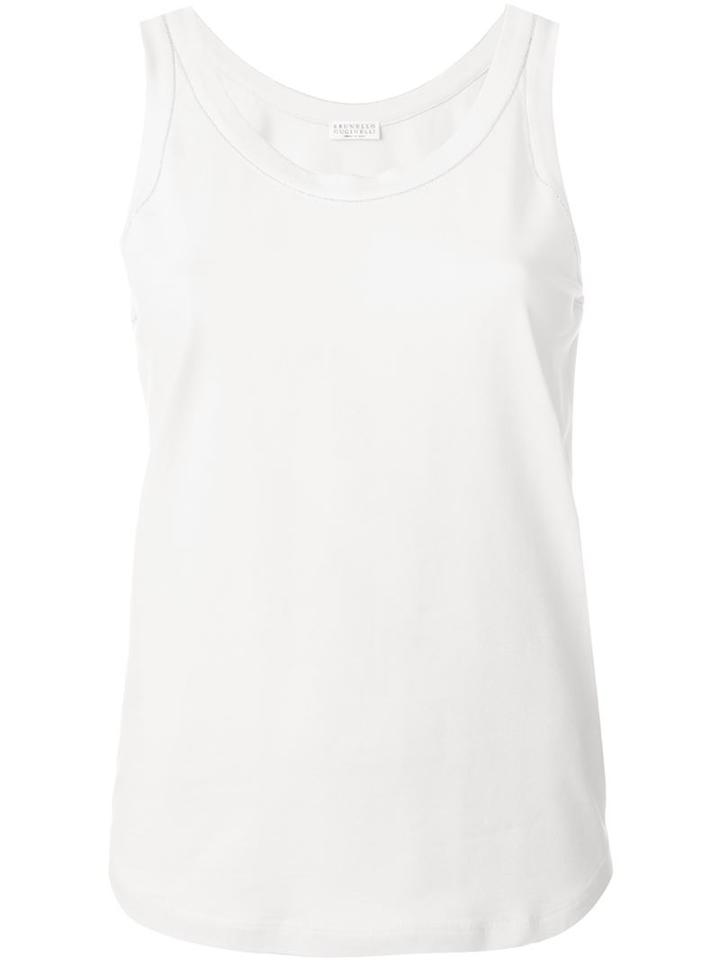 Brunello Cucinelli Plain Tank Top