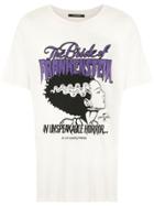 À La Garçonne Bride Print T-shirt - White