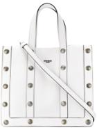 Moschino Studded Tote Bag - White