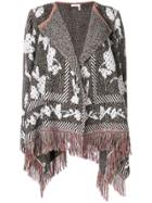 See By Chloé Fringed Cape - Multicolour