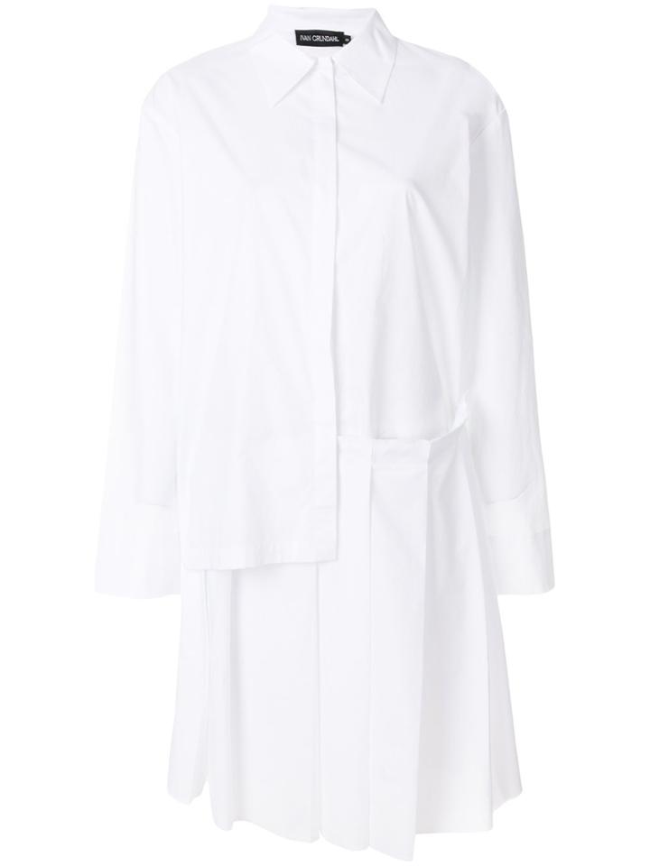 Ivan Grundahl Deconstructed Shirt Dress - White