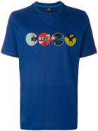 Ps By Paul Smith Patch Print T-shirt - Blue