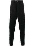 Ann Demeulemeester - Mustang Drop-crotch Trousers - Men - Cotton/acetate/virgin Wool - Xl, Black, Cotton/acetate/virgin Wool