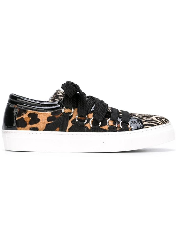 House Of Holland 'smiley' Sneakers - Brown