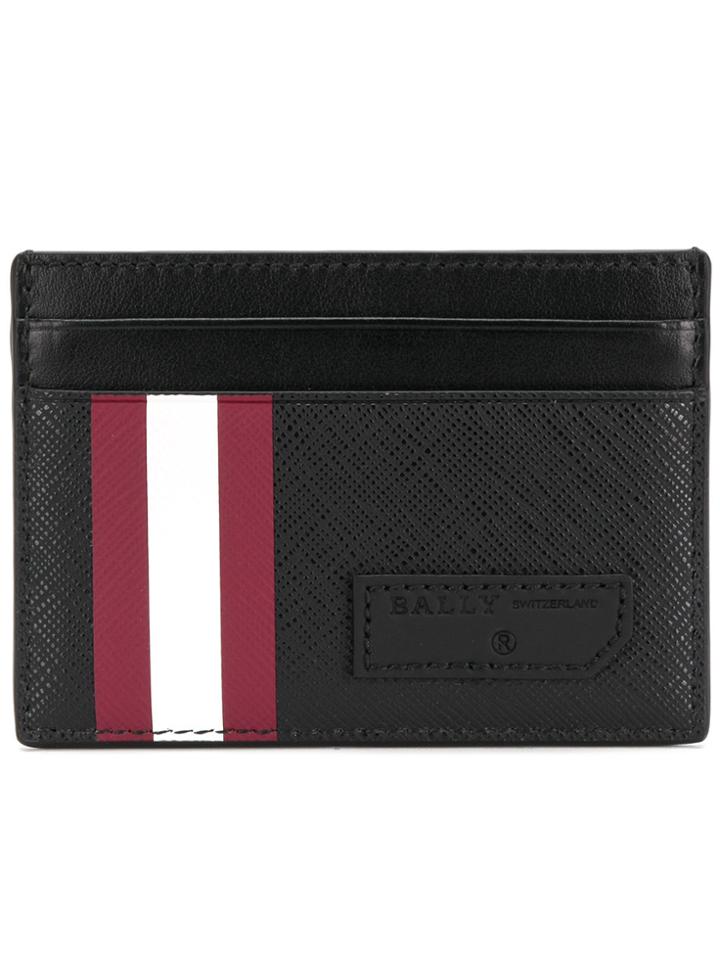 Bally Stripe Detail Cardholder - Black