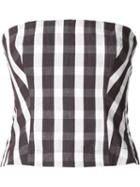 Brock Collection Gingham Fitted Top