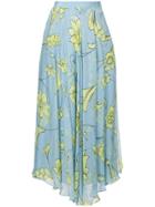 Miahatami Floral Print Skirt - Blue