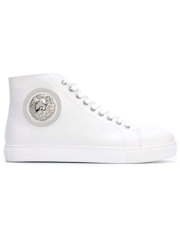 Versus Lion Head Hi-top Sneakers