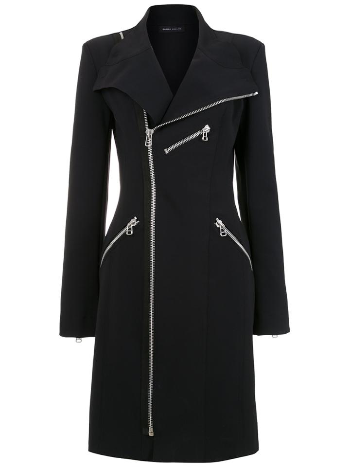 Gloria Coelho Panelled Perfecto Coat - Black