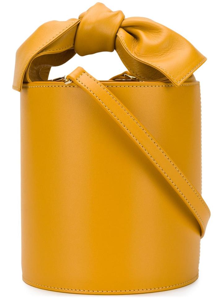 Ulla Johnson Round Bucket Bag - Orange