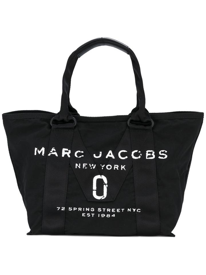 Marc Jacobs - New Logo Tote Bag - Women - Leather/polyester - One Size, Black, Leather/polyester