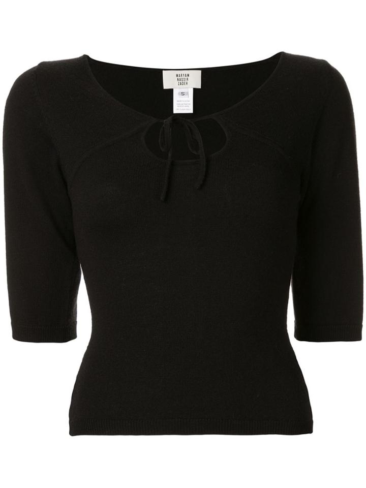 Maryam Nassir Zadeh Persephone Top - Black