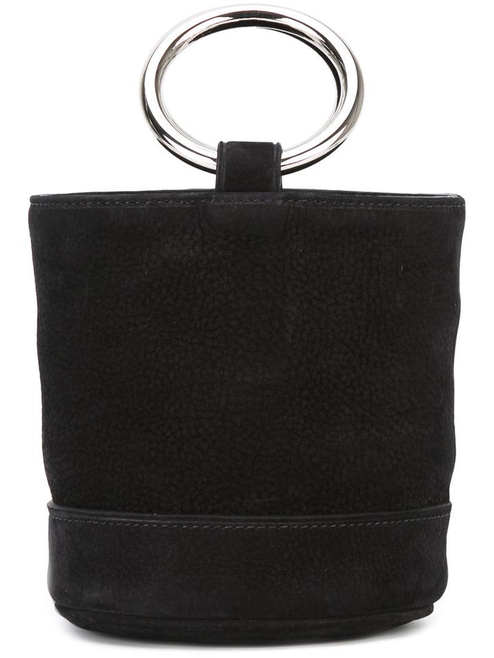 Simon Miller - Bucket Tote - Women - Calf Suede - One Size, Women's, Black, Calf Suede